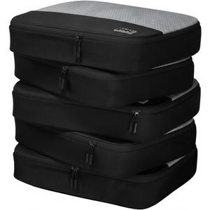 Large Packing Cubes for Travel - 5pc Packing Cubes for Suitcases - Lightweight Luggage Organizer Bags (Non-Compression)