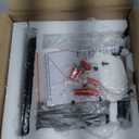 LED Wall Sconces Set of Two,3000K Warm Light Acrylic Matte Black Wall Sconce for Bedroom,Bathroom,Living Room,Hallway