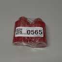 Kate Aspen Red Ribbed Taper Candle Holders for Candlesticks Set of 4 - Christmas Decor, Holiday Candle Holders, Red Candlesticks & Votive Candle Holder for Christmas Table Centerpieces