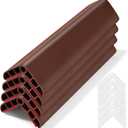 Wall Corner Edge Protector 4 Pack,1.57x1.57x23.62x0.28 inch Soft Baby Proof Corner Guards for Sharp Edges, Self-Adhesive Corner Protectors for Home, Kindergarten,Thickness-7mm(0.28 in)