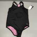 TYR Girls' Durafast Lite Ella Maxfit Swimsuit (Large, Black)