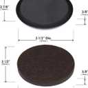 Slipstick GorillaSliders Premium Furniture Sliders for All Floor Surfaces (16 Piece Moving Kit) Reusable 3.5 Round Furniture Movers for Sliding Furniture on Hardwood & Carpet, Black, CB13-1-16