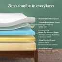 ZINUS 8 Inch Green Tea Cooling Gel Memory Foam Mattress / Cooling Gel Foam / Pressure Relieving / CertiPUR-US Certified / Bed-in-a-Box, Full