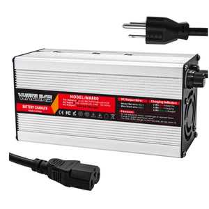 84V 8A Li-ion Battery Smart Charger with Cooling Fan Silver Aluminum Case Used for 20S 72V Lithium Battery Charger DC Output C13 Connector