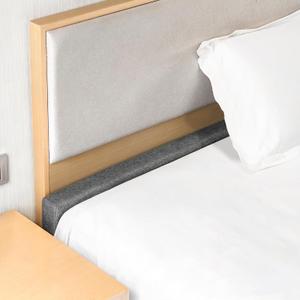 DEEPSHARK Bed Gap Filler for Twin, High-Density 45D Sponge, Removable and Washable Cover, Mattress Extender Filler for Headboard Gap, Bed Space Crack, Wall(39"2"6", Twin/XL) (Grey)