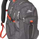 High Sierra XBT - Business Laptop Backpack, Mercury/Crimson, One Size