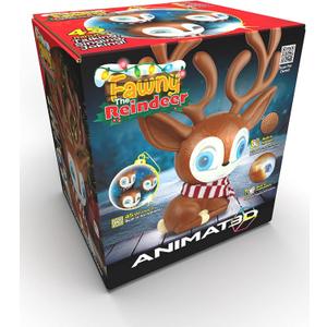 Fawny Talking Animated Reindeer with Built in Projector & Speaker Plug'n Play