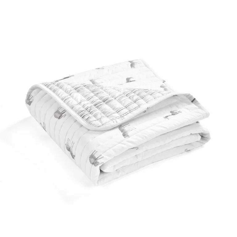 Lush Decor Baby Jungle Adventure Organic Cotton Quilt - 50"x36"