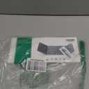 Samsers Multi-Device Foldable Bluetooth Keyboard with Touchpad, Rechargeable Dual-Mode(2.4G+BTx2) Wireless Keyboard with Holder, Portable Folding Keyboards for Android Windows iOS Mac OS - Black