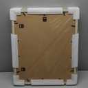 20x24 Picture Frame with Mat for 16x20 Set of 3, Distressed White Wood Grain 20x24 Frame for Horizontal & Vertical Wall Mounting (3 Pack,White)