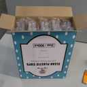 Lilymicky 500 PACK 2 oz Plastic Shot Glasses, 2 Ounce Clear Disposable Party Cups for Vodka, Whiskey, Tequila, Mini Plastic Containers for Sauce, and Sample Tasting