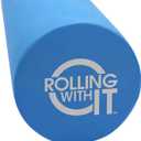 Rolling With It Foam Roller with High Density for Physical Therapy, Muscle Roller for Exercise and Muscle Recovery, Eco-Friendly Back Roller, Firm and Smooth Surface Massage Roller, Select Your Size (13 x 6 Inch)