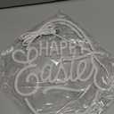 Baquler Easter Neon Sign for Wall Decor Egg Happy Easter LED Neon Light Window USB Powered for Wall Room Gift Party Decoration