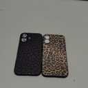 2 Pack for iPhone 16 6.1'' Cheetah Print Cases, Cute Luxury Leopard Print Pattern Design Cases for Women Men Girls, Fashion Retro Shockproof Anti Scratch Protection Silicone Soft TPU Cover
