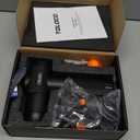 TOLOCO Massage Gun, Deep Tissue Back Massage for Athletes for Pain Relief, Percussion Massager with 10 Massages Heads & Silent Brushless Motor, Valentines Day Gifts for Him Her, Black