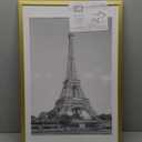 upsimples 16x24 Picture Frame, Display Pictures 14x20 with Mat or 16 x 24 Without, Wall Hanging Poster Frames, Gold, 1 Pack