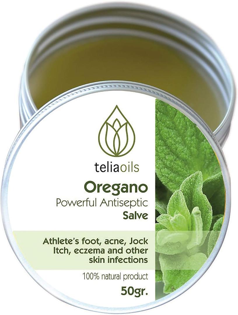 Oregano soothing multi purpose Balm Fast acting for Athletes Foot, Jock Itch, Nail Issues, Rash, Skin Irritation - Ointment for Dry, Itchy Skin - Foot & Body Balm with Oregano essential oil 1.7Oz