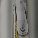 AJAZZ 100% Blackout Magnetic Door Curtain Accordion Doors Interior Accordion Door Closet Doors Curtain Invisible Applicable Bedroom Room Living Room Doorway (Cream White 52" W x 78" L) 1 Panel