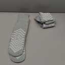 HCS Non-Slip Hospital Socks with Grips for Women & Men (6 Pairs) - 360 All-Around Tread Non-Slip Sock for Elderly/Seniors - Hospital Grip Socks, Fall Risk Patient Slippers (Gray, Regular) (Universal, Grey)