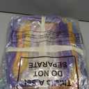 Sanwuta 6 Packs Toy Storage Bags, PVC Organizing Case Bags with Zipper, Waterproof Toy Container for Board Games, Building Blocks, Puzzles, Small Toys and Kids Books(Large, Small,Bright Color)