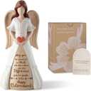 Retirement Gift for Woman 2025: Handcrafted Angel Figurine for Retiring Coworker Teacher Nurse - Meaningful Thank You Farewell Keepsake for New Chapter with Gift Box & Card