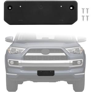 Front License Plate Bracket Compatible with Toyota 4Runner Limited 2014-2024, TRD Sport 2022-2024, Nightshade 2020-2022, Front Bumper License Plate Holder Bracket, OE Replace# 5211435050, TO1068133