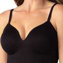 SHAPERMINT Bras for Women - Lingerie Bra, Bralettes for Women with Support, No Underwire Plus Size Bras for Women Black XL