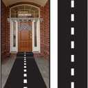 Super Z Outlet 10ft Long Racetrack Floor Running Racer Party Decoration Mat Drag Race Car Road Go Kart Theme Birthday Games (2ft Wide)