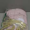 PONY DANCE Pink Curtains for Bedroom - Double-Layered Curtains for Nursery Girls with Tie-Backs Sheer Drapes Light Blocking, 52 inch Wide by 84 inch Length, Pink, 2 Pcs