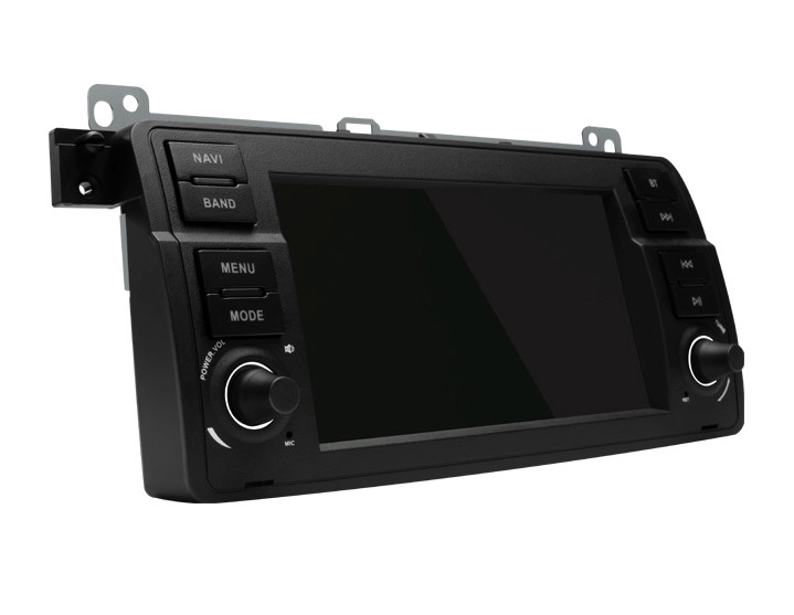 Car Stereofor BMW E46 3 Series 1999-2004 Compatible with Wireless Carplay/Android Auto with 7 inch IPS Touch Screen/Bluetooth/Mirror Link/FM/AM/USB/High Power