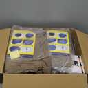 Realspring Inflatable Bean Bag Chairs Outdoor Blow up Camping Chairs Inflatable Lazy Sofa Folding Portable Bean Bag Loungers Couch for Movie Night(Light Pink,6 Pcs)