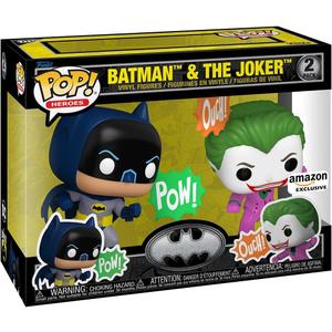 Funko POP! Heroes: Batman's 85th Anniversary - Joker/Batman, 2-Pack - DC Comics - Collectable Vinyl Figure - Gift Idea - Official Merchandise - for Kids & Adults - Comic Books Fans