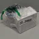 TMH 4 Pcs 4 Inch Clear Lens Amber 12 LED Round Trailer Tail Lights with Chrome Bezel Flush Mount for Heavy Duty Truck Cabin Lorry Bus RV Tow Flatbed Camper 12V DC GAC12