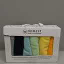 HonestBaby 10-Pack Terry Wash Cloths in Gift Box 100% Organic Cotton for Infant Baby Boys, Girls, 10-Pack Rainbow Blues, One Size