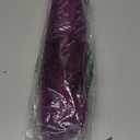 Purple Organza Tulle Fabric Rolls, Crystal Organza 12" by 50 Yards (150 ft) Sheer Nylon Silky Shiny Netting Spool Bolt for DIY Craft Table Runner Wedding Baby Shower Party Decor (Purple)