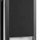 Rust Proof Aluminum XL Dog Door for Door Extra Large Dog Door with 2 Sliding Lock Panels for Extreme Weather, Pet Door for Dogs Up to 220 lbs, Black 14 1/4”(W) x 23 1/2''(H).