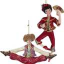 Kurt Adler Resin International Dancer Ornament Set Of 3, Christmas