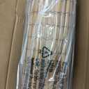 32" W X 72" H Cordless Bamboo Roman Shades for Interior Windows, Brown Roll Up Bamboo Blinds with Valance, Light Filtering, Privacy Protection