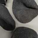 SCENEREAL Anti Slip Dog Socks Boots, Dog Shoes for Hot/Cold Pavement, Waterproof Grip Doggy Booties for Hardwood Floor, Rain Paw Protectors for Small Medium Large Senior Old Dogs, Black L (L(2.3"x1.9")(Paw L*W), Black(Pack of 4+2))