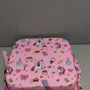 Eiury Toddler Booster Seat for Dining Table, Portable Kids Booster Seat with Safety Buckles Portable Increasing Booster Cushion with Non-Slip Bottom (Pink Unicorn)