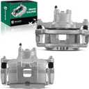 2 x Set of 2 Front Brake Caliper Assembly Replacement for Chrysler 200 Cirrus Sebring Jeep Compass Patriot Dodge Avenger Caliber