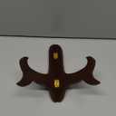 uxcell 8" Easel Plate Holder, Wooden Folding Display Stand Brown for Decorative Picture Frame