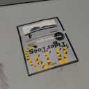 DOK TigerToes Premium Non-Slip Dog Socks for Hardwood Floors - Extra-Thick Grip that Works Even When Twisted - Prevents Licking, Slipping, and Great for Dog Paw Protection - Size Small (Classic Grey)