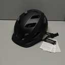 Retrospec Lennon Adult Bike Helmet with LED Safety Light Adjustable Dial & Removable Visor - Adjustable Bicycle Cycling Helmet for Men & Women (One Size, Matte Black)