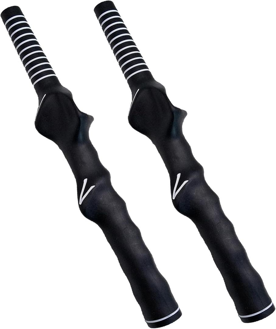2 PCS Golf Swing Training Grip, Left-Hand Golf Club Grip Trainers, Golf Practice Aid for Beginner Learn Correct Grip Posture