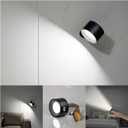 LED Reading Lights, Wall Mounted Sconces with 3 Color Temperatures & 3 Brightness Levels Rechargeable Battery Magnetic Ball 360°Rotation Touch Control, Lamps for Kids Study Bedside Closet