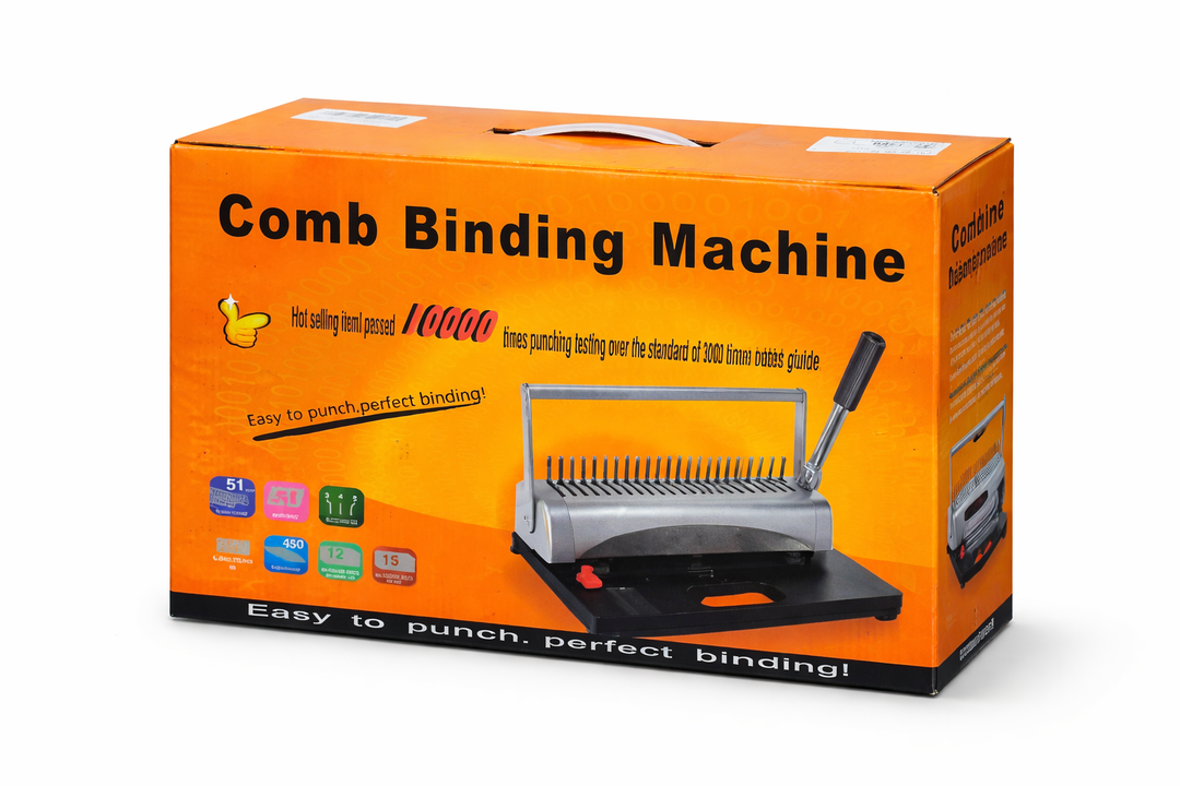 Comb binding machine