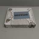 EOSAHR Modern Wooden Risers for Display: Farmhouse Pedestal Stand for Home, Kitchen and Bathroom Counter Decor - Stylish Round Waterproof Decorative Tray for Organize Soap, Sink, Jewelry (Gray)