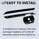 LH A Pillar Trim Compatible with Ford