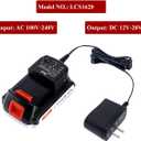 20Volt Li-Ion Battery Charger Replacement for Black+Decker LCS1620 90590282 20V MAX Lithium Ion Battery LBXR20 LBXR20-OPE LB20 LBX20 LBX4020 LB2X4020 LBXR2020-OPE